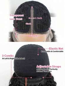 Ombre Pink Body Wave Synthetic Wig For Daily Wear 13x4x1 HD Lace Front Wigs For Women Middle Parting Ombre Pink Colored T Part Lace Frontal Wig  Glueless Synthetic Lace Front Wig Heat Resistant - 漸層粉紅色 - 查看 9