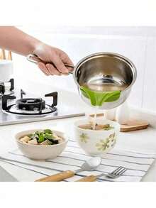 1/2pcs Kitchen Anti-Spill Pot Accessories, Round Mouth Spout, Small Soup/Sauce Pouring Tool, Mini Kitchen Gadgets - Multicolor - View 3
