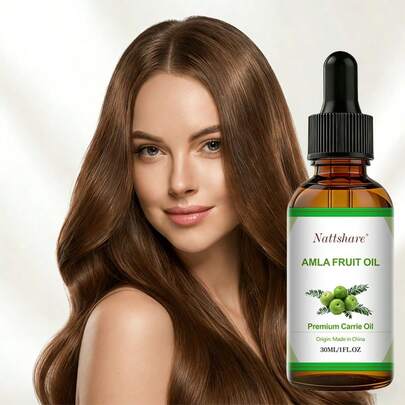 Nattshare 余甘子果油——蕴含蓖麻油、迷迭香叶油、乳香油、薰衣草油，保湿滋养，改善干燥，舒缓头皮，强健发根，抚平毛躁，增添光泽，适合所有发质。