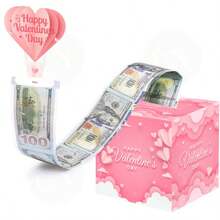 Pink Valentine's Day Card Gift Box, Suitable For Children And Classroom Exchanges - Pink Valentine's Day - View 8