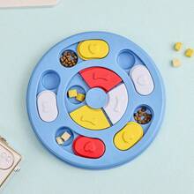New Dog Snack Hiding Toy, Puzzle Toy Boredom Reliever, Interactive Slow Feeder Dog Bowl, Pet Supplies - Baby Blue - View 4
