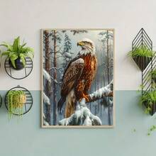 5D Diamond Painting Kit - Full Round Diamond, Eagle Pattern, Acrylic Craft Set For Home Decor, Frameless Diamond Painting Gift Set - round diamond - View 5