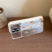 [New Product Release] Korean New Design Flip Cover Stand Transparent Cute Star Fashion Smartphone Case Compatible With IPhone 17/17pro/17promax/16/16pro/16promax/15/15pro/15promax/14/14pro/14promax/13/ Popular With Women, Minimalist Design, Phone Case, Protective Cover For All Models, Waterproof, Shockproof, Drop Protection, Scratch Protection. - Clear - View 1