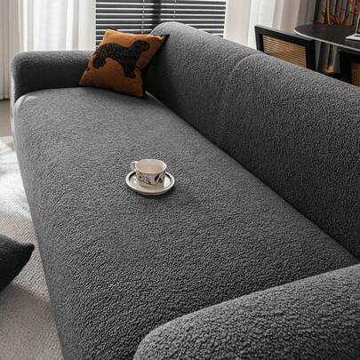 غطاء أريكة من فرو الدب 1 قطعة، مقاوم للانزلاق وقوي، صديق للحيوانات الأليفة، مقاوم للبهتان، متعدد الاستخدامات، مقاوم للخدش، عالي المرونة، متوفر بألوان متعددة، أنيق ومريح، قابل للغسل في الغسالة، قابل لإعادة الاستخدام، مناسب لجميع الفصول