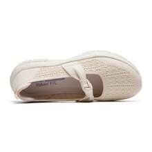 Skechers 女款休閒一腳蹬鞋，舒適輕量透氣網布運動鞋，適合戶外穿著，柔軟涼爽，159117-NAT - 自然色 - 查看 7