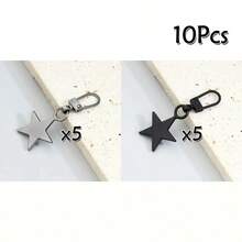 Revive Old Zippers - Detachable 5-Pointed Star Zipper Pulls, Personalized Decorative Small Accessory, Versatile Star Zipper Heads, Multiple Colors Available - Multicolor - View 46
