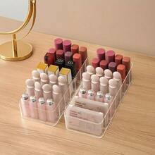 1/2 透明 7 格口红/香水/化妆品收纳盒，化妆品整理托盘 - A - 查看 3