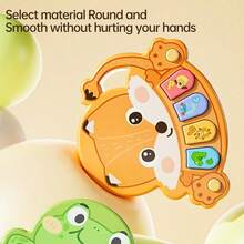 Cute Animal Shaped Baby Piano Toy, Colorful Keys And Animal Patterns - Interactive Music Learning Toy For 1-5 Years Old Toddlers, Promotes Motor Skills And Cognitive Development Sensory Toy, Fun Design, Reliable Quality. Does Not Include AAA Batteries - Multicolor - View 8