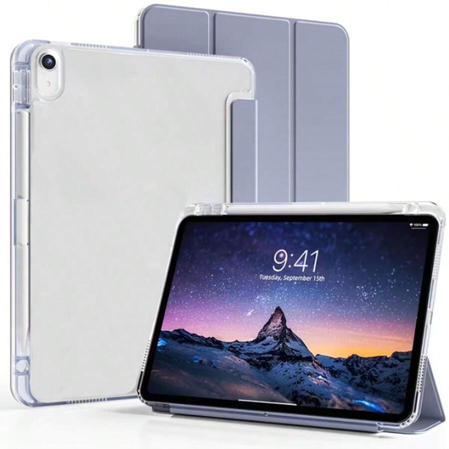 适用于 iPad 第十代平板电脑的保护套，A16 保护套，带笔槽，三折式平板电脑保护套，TPU 软壳，简约设计/可折叠平板电脑保护套，智能休眠/唤醒功能；适用于 iPad 第十一代平板电脑的保护套，Tab M11 保护套；适用于华为 MatePad 11.5 S 平板电脑的保护套，MatePad 保护套；适用于华为 MatePad SE 11 英寸平板电脑的保护套，Pad2 11 英寸/Pad SE 11 英寸平板电脑保护套