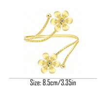 4件套女士臂环手镯套装，简约可调节螺旋臂环 - A0021T-4 - 查看 4