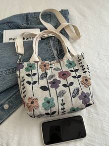 Minimalist Lightweight Nylon Down Jacket, Versatile Small Handbag & Shoulder Bag - Multicolor - View 6
