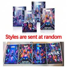 50pcs Cartoon Anime "D.Gray-Man" Theme Gift Bags, Anime Character Pattern Anime Peripheral Party Candy Bags, Suitable For Birthday Party, Theme Party, Gift Packaging - Multicolor - View 6