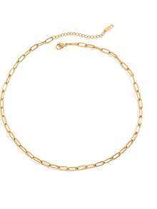 rundraw 1pc New Geometric Chain Water Drop Tassel Zirconia Inlaid Stainless Steel Gold Necklace For Women, Suitable For Parties, Galas, Weddings, Daily Wear, Gifts For Friends And Loved Ones - Gold - View 8