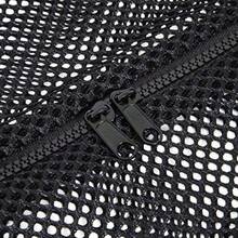Mesh Duffle Bag With Zipper And Adjustable Shoulder Strap 15" X 36" - Multipurpose Oversized Gym Bag For Equipment Sports Gear Laundry - Breathable Mesh And Travel Bag - Màu vàng - Xem 4