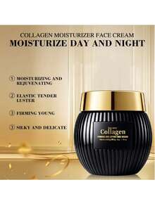 Isamurry 50g/1.76oz Crema facial de colágeno, crema hidratante de día/noche con retinol, ácido hialurónico y vitamina E, textura suave y voluminosa, nutritiva, hidratante y reafirmante, fórmula sin aceite apta para todos los tonos de piel clara - Collagen - Ver 6