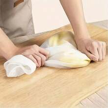 Pasta Making Tools, Kitchen Flour And Pasta Grade Silicone Non-Stick Dough Kneading Bag, Heat Resistant And Easy To Clean, Non-Stick Rolling Pin, Silicone Material, Highly Durable, Won't Dirty Table Or Hands, Convenient And Easy To Use - White - View 4