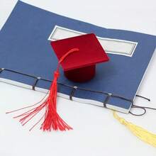 1pc Graduation Cap Shaped Jewelry Box, University Graduation Gift, Badge Pendant, Jewelry, Earrings, Necklace Storage Box, Student Birthday Gift Box - Multicolor - View 4