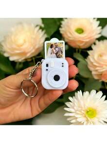 1 Móc khóa máy ảnh mini in 3D có thể tùy chỉnh, có thể chèn ảnh tùy ý, móc khóa hình máy ảnh dễ thương, thích hợp làm quà tặng cho cặp đôi/bạn bè, phụ kiện mang theo hàng ngày độc đáo có thể tùy chỉnh. - Nhiều màu - Xem 17