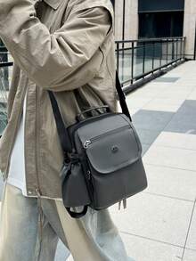 1 pieza Maletín de moda negro, mochila de negocios minimalista y elegante - Rectángulo - Ver 10