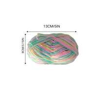 Acrylic Gradient Color Blended Yarn, Suitable For Crochet, Knitting Sweaters, Scarves, Hats And Other DIY Handmade Projects - Variegated Yarn - View 3