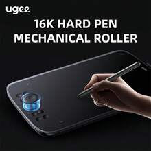 UGEE M908 10x6.25英寸数位绘图板，16384级压感，带滚轮和8个快捷键，兼容Windows、Android及其他设备 - 黑色 - 查看 12