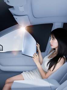 Magnetic Sunshade Curtains, Sided Magnetic Car Shades, Opaque Car Sunshades, Summer Sun Protection Side Shades, Car Interior Privacy Curtains - A - View 6