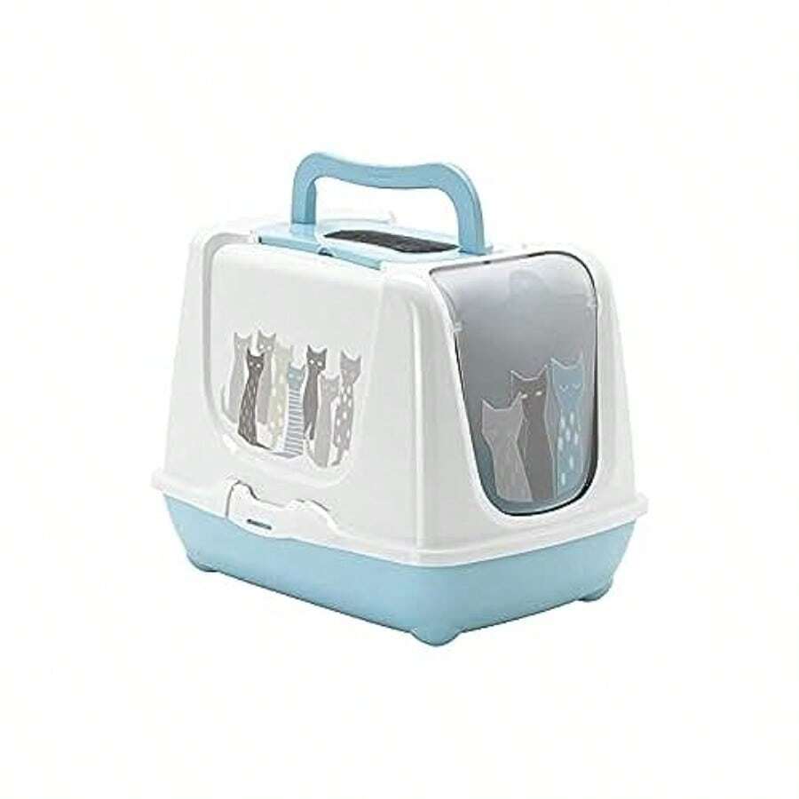 Arenero Trendy Cat Cat IN Love con Tapa y Filtro Anti olores - como en la foto - Ver 1