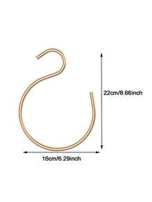 铝合金金属衣架，多功能节省空间挂钩，可用于悬挂帽子、毛巾、围巾等 - 多功能衣橱收纳架，简约春日风格，夏季上衣 - 彩色 - 查看 6