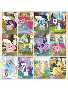 Hasbro MY LITTLE PONY 我的小马驹月亮公主系列收藏卡套装。适合房间墙面装饰和桌面摆放。每包内含随机发放的以月亮公主和星空为主题的艺术卡片。 - 彩色 - 查看 3