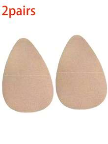 Große Größen unsichtbare Lift Latex Klebeband Wasser Tropfen geformte Brust Blütenblätter Trägerloser BH Futter, geeignet für B-E Körbchen Größen, Beige, Braun, Kaffee, Schwarz - Verschiedenfarbig - Übersicht 27