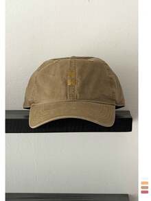 软顶纯色字母刺绣棒球帽，男女通用新款春夏情侣款，美式休闲可调节帽，设计师款，大号头围，灰色复古小脸遮阳帽，多功能防晒棒球帽 - 彩色 - 查看 12