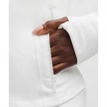 Lululemon Define Cropped Jacket Nulu LW3HWES - White - View 3