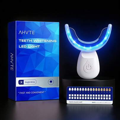 Teeth Whitening Accelerator - LED Light (200mAh Battery), Wireless Blue Light For Convenient Use, Professional Teeth Whitening Tool And Accessories