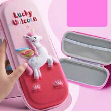 EVA卡通多功能铅笔盒，3D学生文具盒，可爱吸睛笔筒，返校礼物 - 多色 - 查看 15