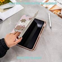 Cute Dachshund Bakery Theme, With Pink-Brown Cartoon Hand-Drawn Style, Paired With Bread, Pretzels And Healing Small Elements, Sweet And Playful. 360° Rotating Stand For Multi-Angle Viewing/Writing, Built-In Pencil Slot, All-Around Anti-Drop Protection With Soft Edge Fit, Combining Beauty And Protection.Compatible Models : Mini6/7 | 2017-2021/10/11 Gen | Air1/2/3/4/5/6/7 | Pro 10.5/11/12.9/13 Inch All Versions. - Multicolor - View 5