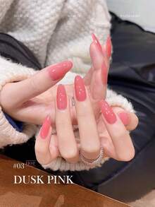10毫升春季流行美白粉色系列凝胶指甲油 2026新款 柔和冰裸色 百搭樱桃裸色 粉色美甲 美甲沙龙专用 美甲用品 粉色美甲 春季美甲 - 彩色 - 查看 13