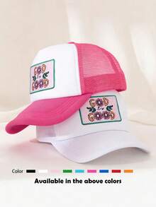1pc "DAY DNINKIN" Embroidered Patch Decorative Interesting Truck Cap Baseball Cap Sun Hat, Suitable For Daily Commute, Photoshoot, Outdoor Travel, Hiking, Beach Party And Other Occasions,Summer,Holiday,Festival - Style C - View 10