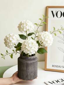 This Vintage-Style Terracotta Vase Is Perfect For Home Decor And Can Be Placed In The Living Room, On A Bookshelf, Or On The Dining Table. - 1PC - View 2