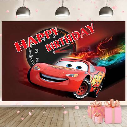 Cartoon Theme Birthday Party Decoration Backdrop Banner, Shower Party Perfect Decor Supplies, Bedroom Wall Tapestry Photo Background Props