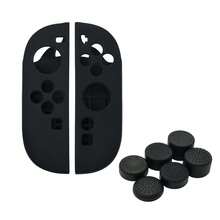 适用于 2 的 2 个硅胶手柄套 + 6 个摇杆帽套装，防摔、防滑、防刮、防汗，提升游戏体验 - 查看 14