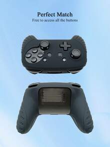1 set husă de protecție pentru controler Switch Pro + 2 capace pentru joystick cu model de fotbal, rezistente la praf, antiderapante, rezistente la zgârieturi, experiență de joc îmbunătățită - Vizualizare 4