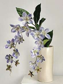 1pc/2pcs Artificial Jasmine Hanging Decor, Silk Flower Ornament, Lifelike As Real Flowers, Suitable For Balcony, Wedding, Home, Party, Graduation Ceremony, Vase, Spring Decoration, Wedding Accessories, Wedding Decor - Multicolor - View 6