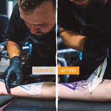 80ML Professional Tattoo Stencil Transfer Gel - 1PC/2pcs | Enriched With Aloe Vera, Gentle & Non-Irritating, Fast-Drying | Perfect For Stencil Paper & Thermal Copiers | Provides Clear, Long-Lasting Transfers - White - View 9