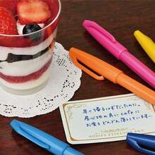 Pentel Pen Touch Felt-Tip Pen 12 Color Set SES15C-12 (Japan Import) - Pink - View 5