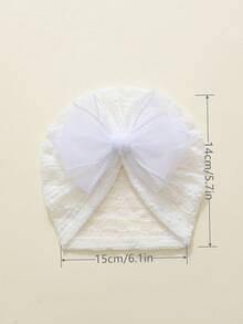 Bộ 3 chiếc băng đô cài tóc nơ bạc viền voan mỏng cho bé gái, chất liệu ren mềm mại, co giãn, thoáng khí, không đường may, kiểu dáng công chúa thanh lịch, phù hợp cho mùa xuân, lễ Phục sinh và lễ rửa tội. - Nhiều màu - Xem 4
