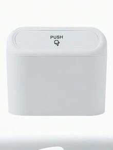 Car Trash Can With Lid, Universal Mini Leak-Proof Garbage Can, Suitable For Car Doors, Front And Rear Seats, Waterproof Tabletop, Applicable To Car, Office, Bedroom, Home, Unisex, Car Interior Storage And Organization, Essential Car Accessory. - Multicolor - View 11