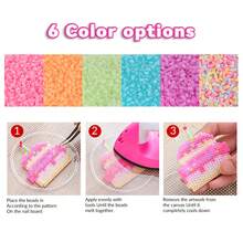 3000pcs/Box 2.6mm Perler Beads, Multi-Color Perler Beads Suitable For Beginner DIY Cute Decor Accessories - 2.6mm Perler Beads - View 4