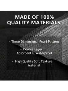 50片装黑色一次性美甲桌巾/纹身清洁垫，13英寸x18英寸 - 三层防水纸，美甲桌垫，睫毛嫁接工具配件 - 黑色 - 查看 3