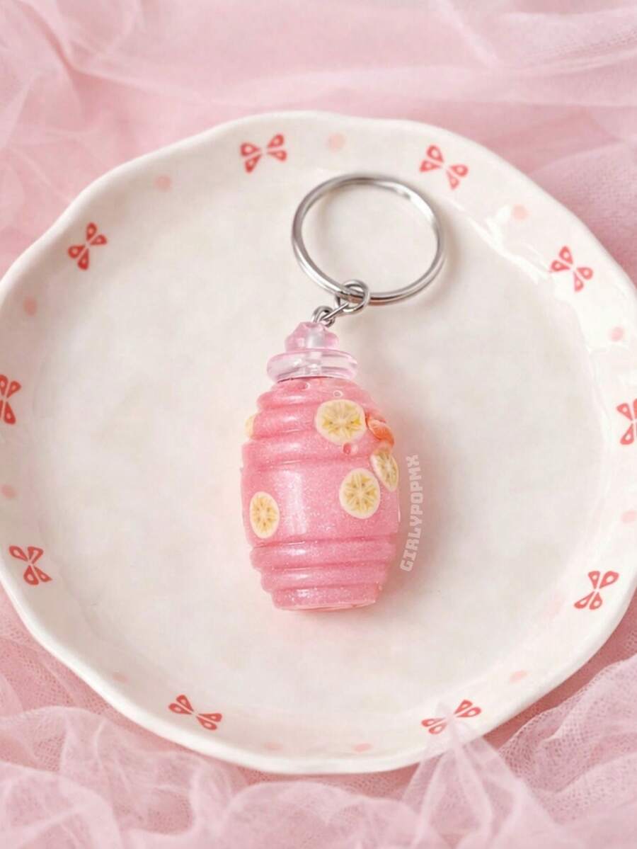 Keyrings & Keychains - Baby Pink - View 1