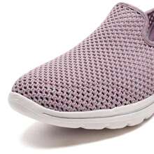 Skechers Giày nữ mùa xuân 2026 nhẹ, thoải mái, kiểu dáng thường ngày, giày đi bộ GO WALK 5 dành cho nữ, 124163-MVE - Hồng - Xem 6